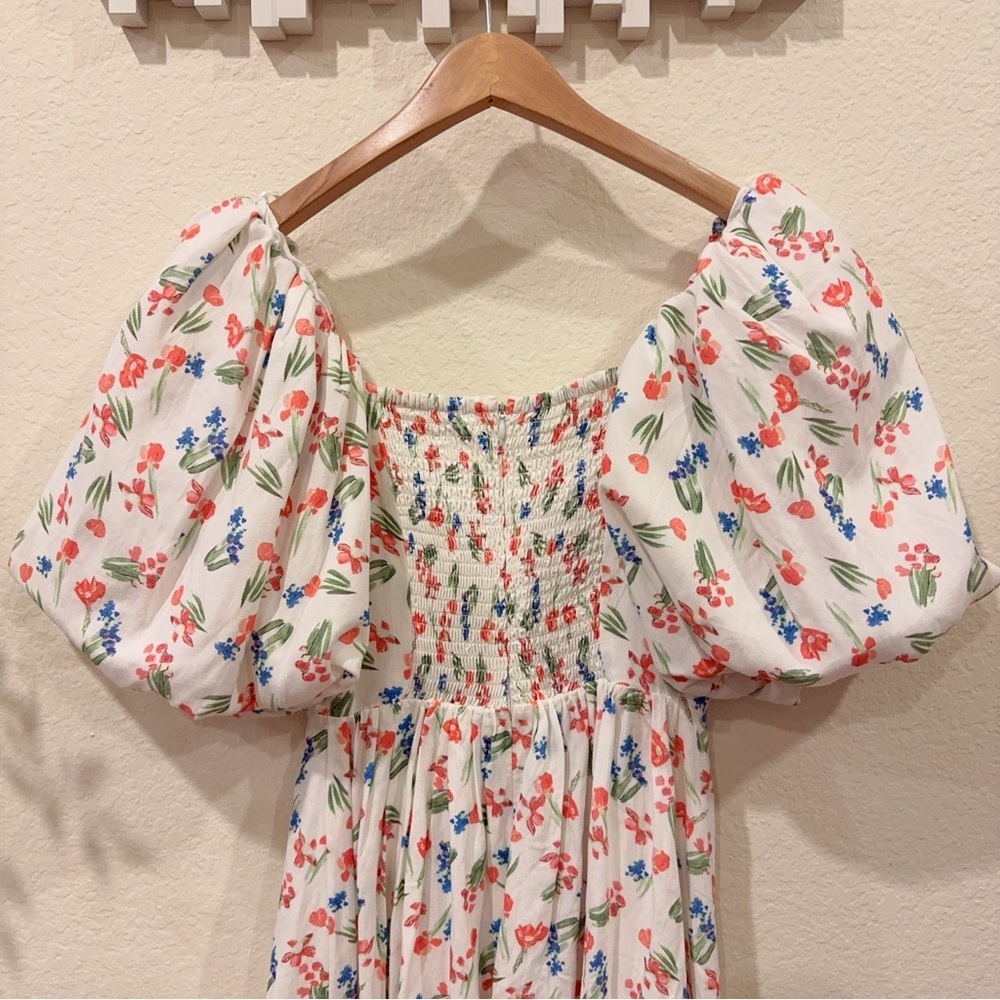 ASTR Serilda Mini Dress in Red Multi Floral Size Small NWT - Picture 7 of 9